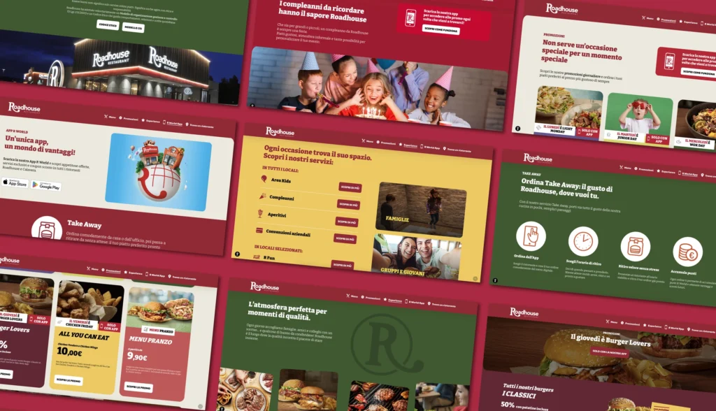 Roadhouse Restaurant lancia il nuovo sito firmato Asterisco Creative Agency